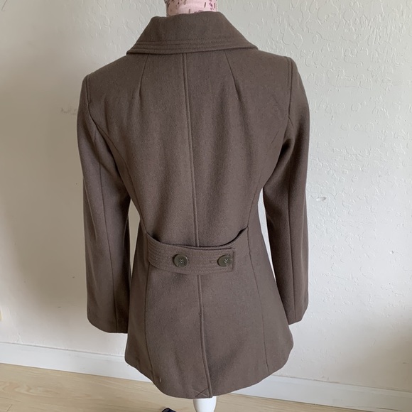 KENNETH COLE REACTION WOOL-BLEND PEA COAT - Picture 7 of 7